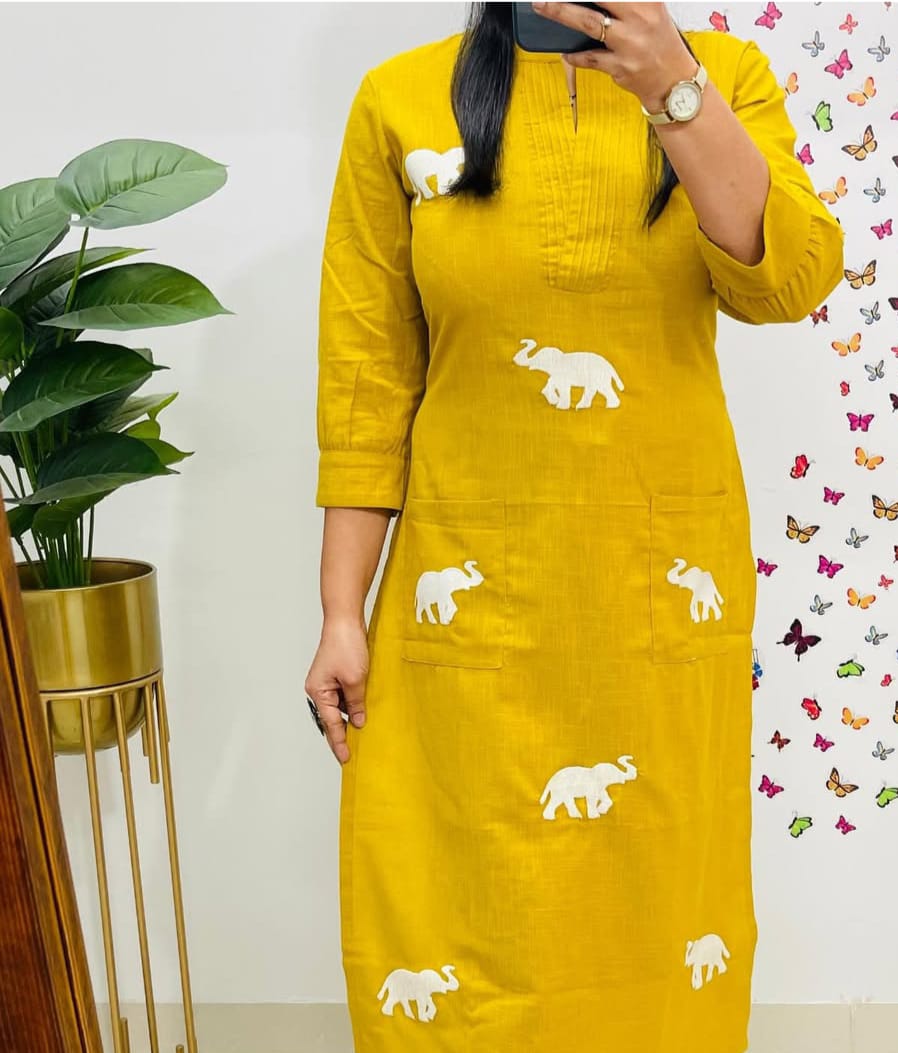 Yellow Kurta with Matching Pant Set – Traditional & Stylish Ensemble"