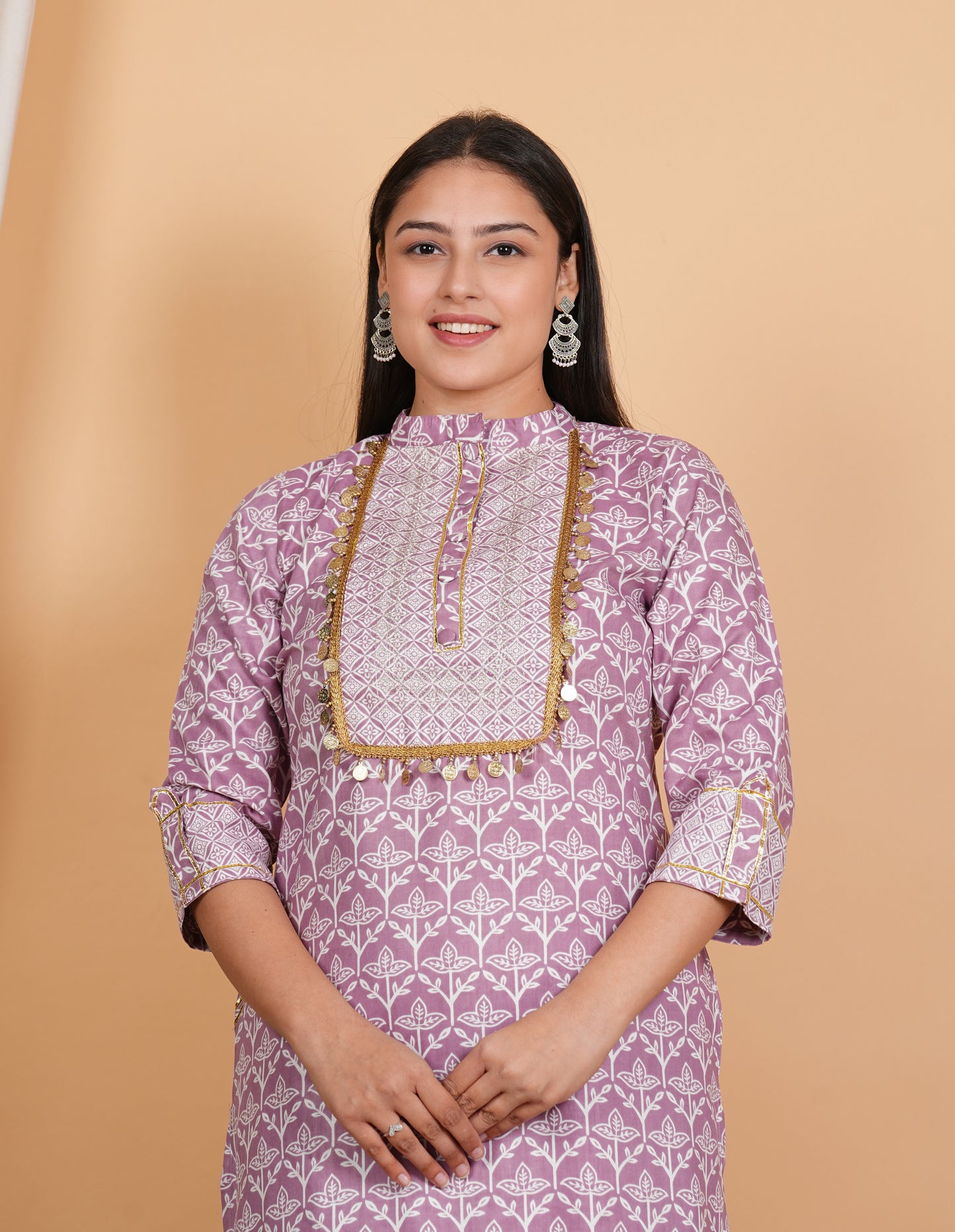 LIBASRACHNA Ethnic Motifs Printed Apple Cut Rayon Kurta And Pant Set