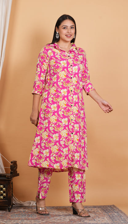 Light pink Kurti Set for Every Occasion"